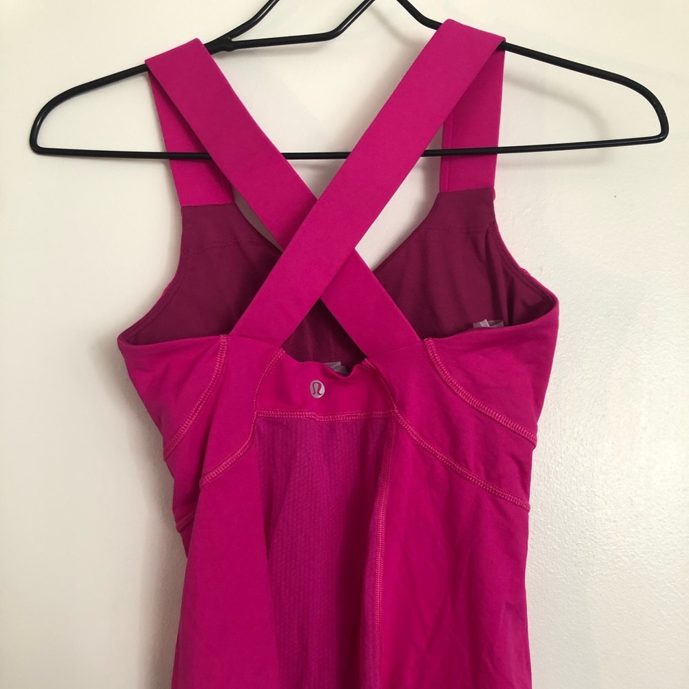 Pink Lululemon Workout Top